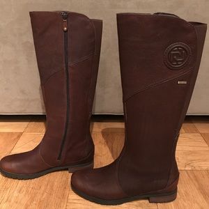 Rockport waterproof brown leather boots, size 10